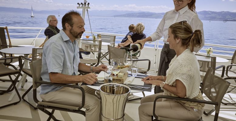 Mittagessen auf der MS St.Gallen